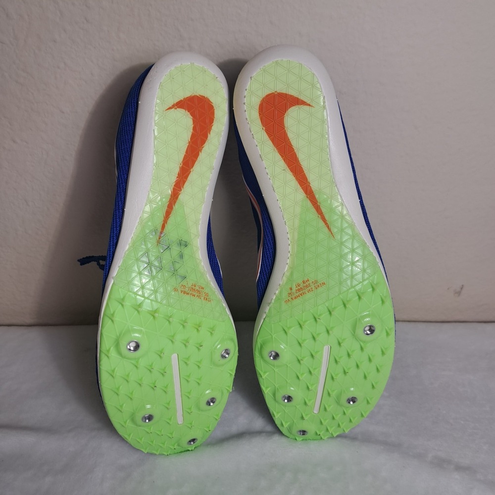 Nike Zoom Mamba 6 Track Field Distance Racer Blue Spikes DR2733-400, Mens 9.5 - Picture 9 of 10